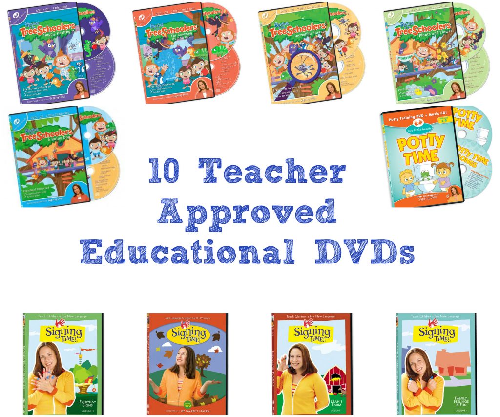 10 Teacher Approved Educational DVDs by Preschool Inspirations