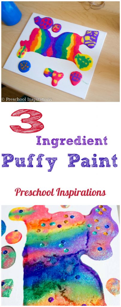 3 Ingredient Puffy Paint