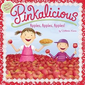 Pinkalicious apples, apples, apples book cover image