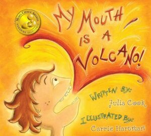 My mouth is a volcano book cover