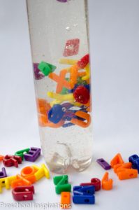 Alphabet Discovery Bottle by Preschool Inspirations-5