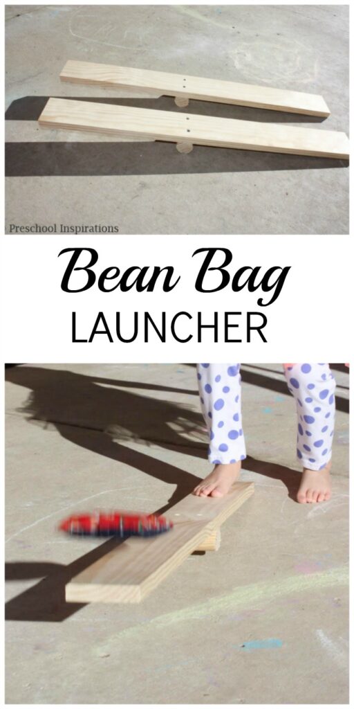 DIY Bean Bag Launcher from Preschool Inspirations