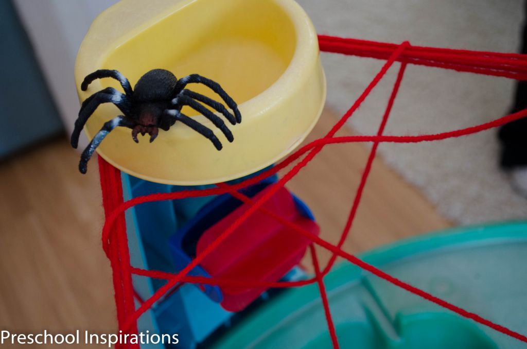 Featured Spuders in the Sensory Table by Preschool Inspirations