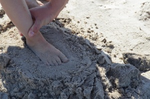 Sand footprint