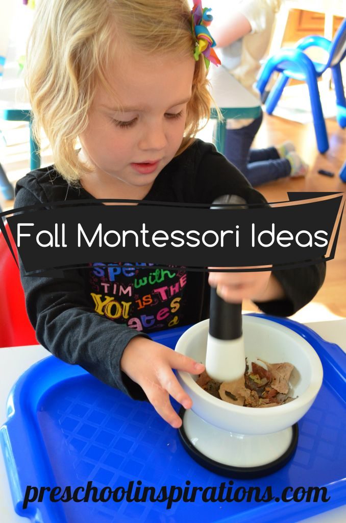 Fall Montessori Ideas by Preschool Inspirations #prek #preschool #fall #montessoriactivities #montessori #finemotor