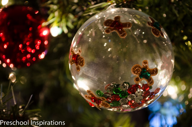 Gingerbread Baby Christmas Ornament by Preschool Inspirations