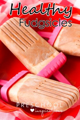 Healthy fudgsicles are an easy and delicious treat made of Greek yogurt. The children will think it's a treat, but you will know it's healthy.