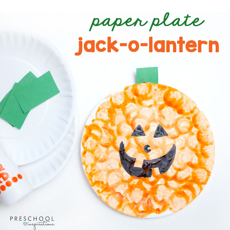 Jack-o-lantern pumpkin craft the kids will love