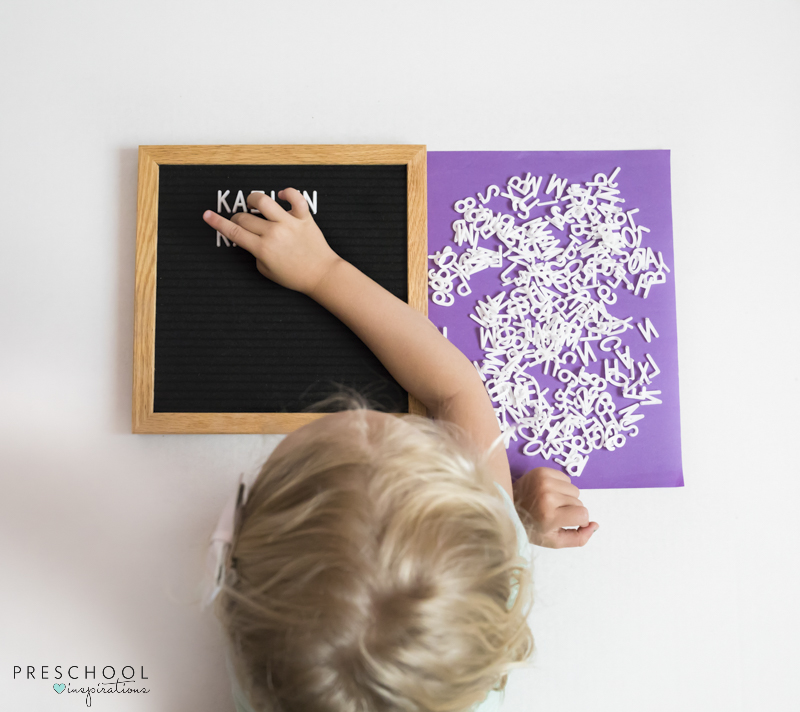 Letter board name search activity