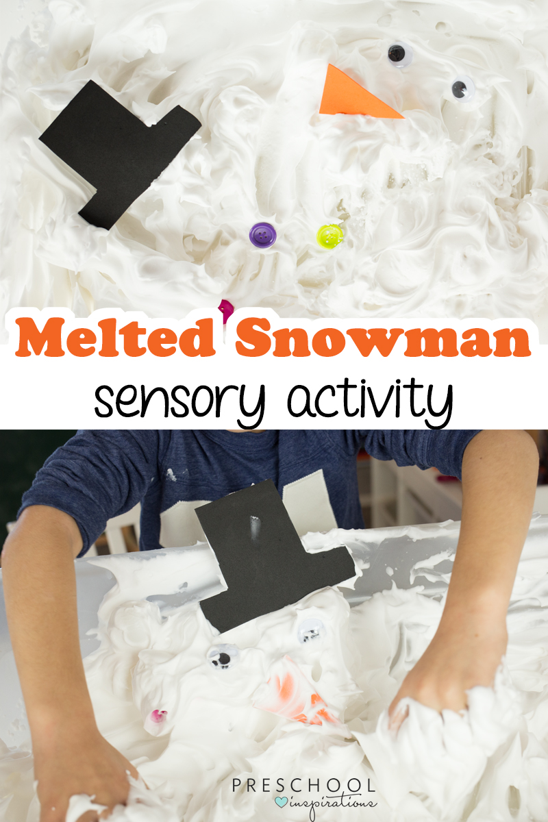 Melted Snowman Sensory Activity