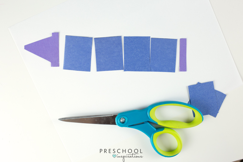 Crayon Name Craft for Preschool