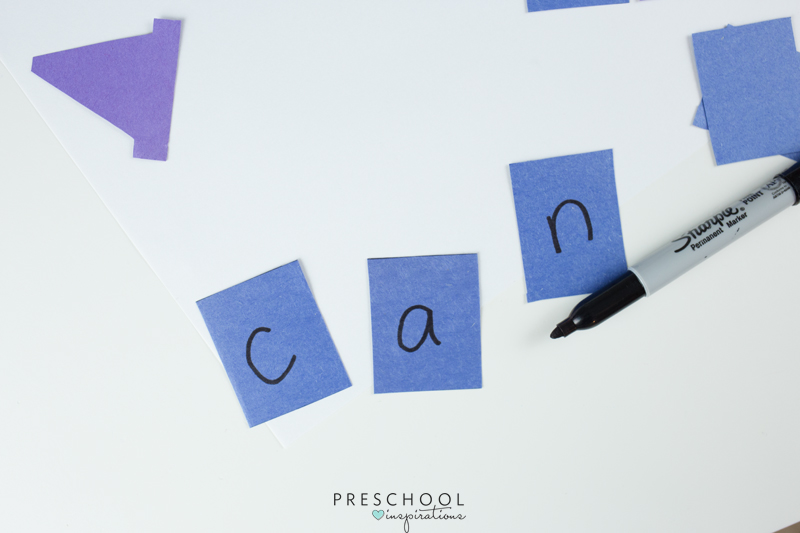 Preschool Crayon Name Craft