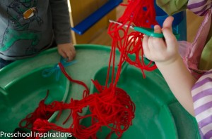 Open Ended Fine Motor Practice by Preschool Inspirations