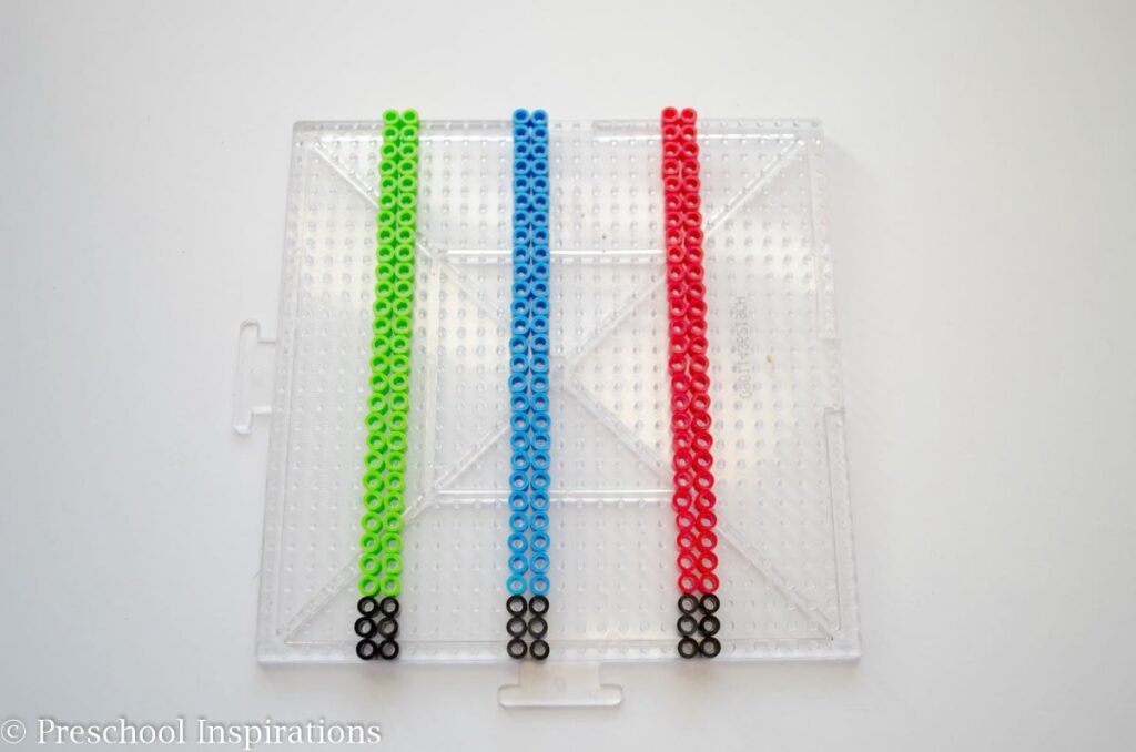 Perler Bead Light Sabers by Preschool Inspirations