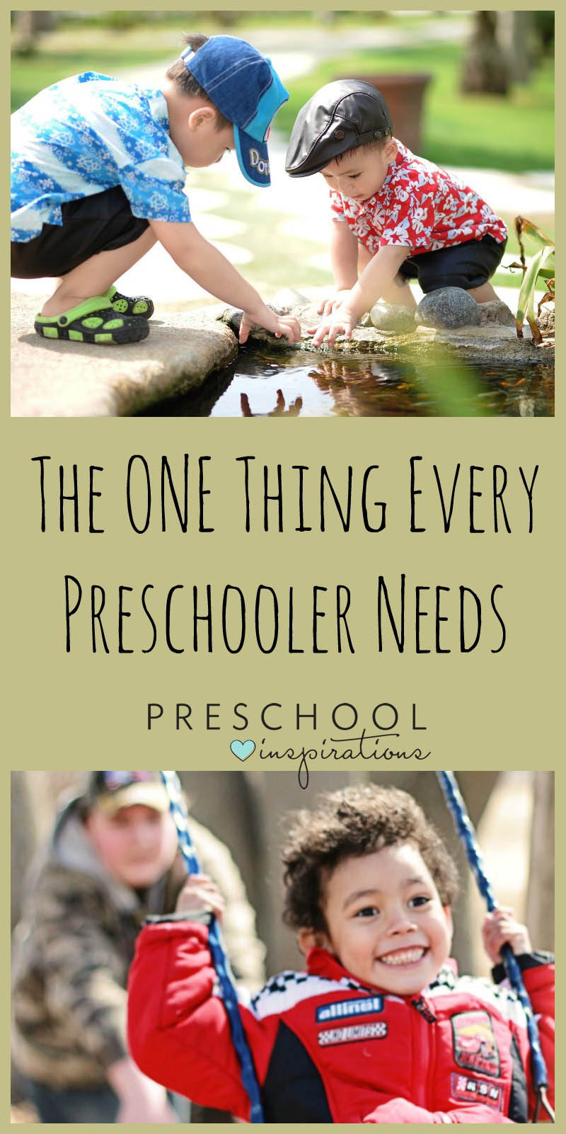 Don't Worry, Parents of Preschoolers - Playing IS Learning. Preschool Inspirations.