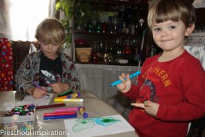 Preschool Inspirations- Butterfly Symmetry Activity