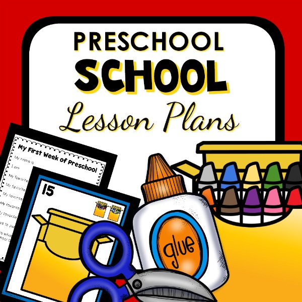 cover image for preschool school lesson plans