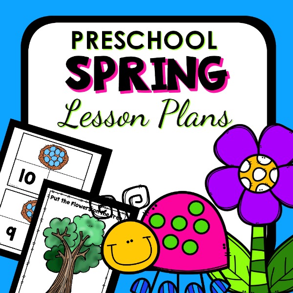 cover image for preschool spring lesson plans 