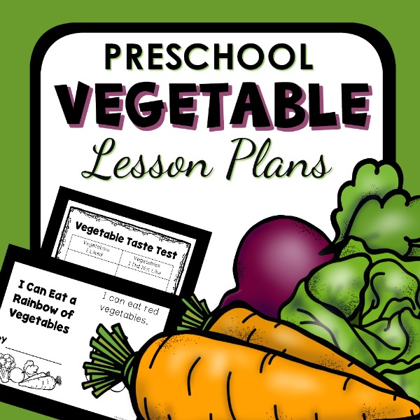 cover image for preschool vegetable lesson plans