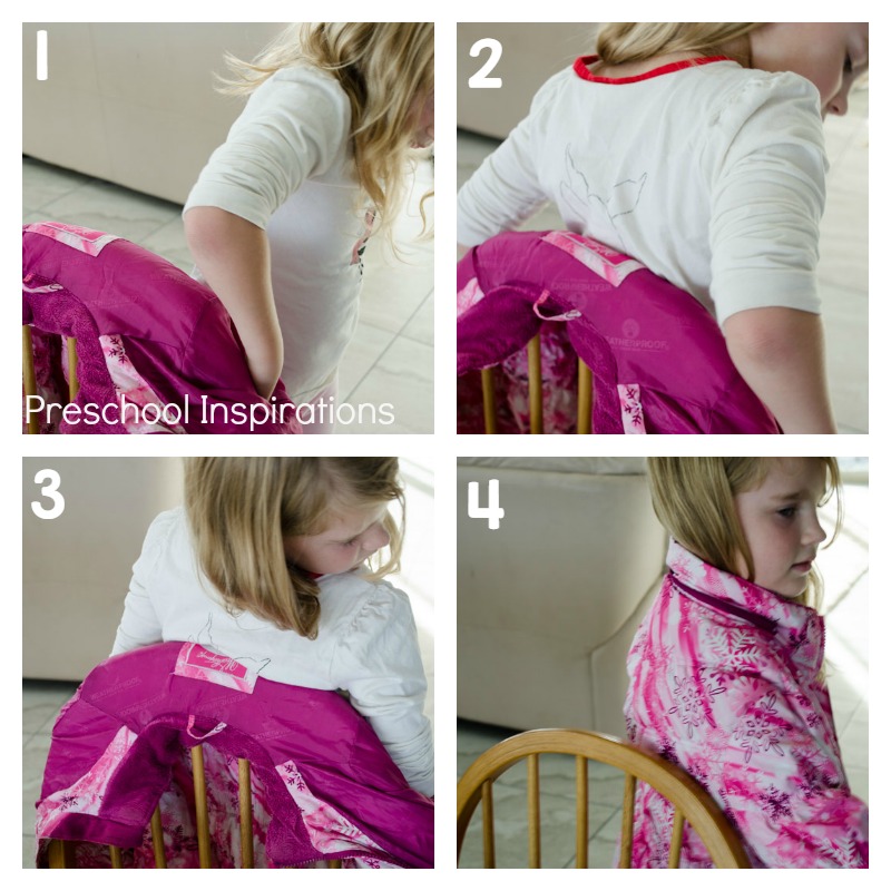 These are 3 simple ways for children to learn to put their own coats on independently. This helps children with dressing skills as well as self-confidence. And it is a huge time saver for teachers!