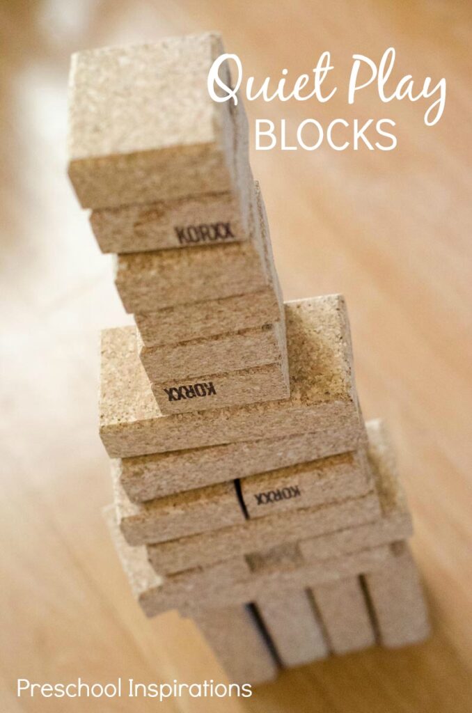 Block play is an amazing way for children to learn STEAM and for open-ended play. These quiet blocks are perfect for balancing, and they are soft and lightweight.