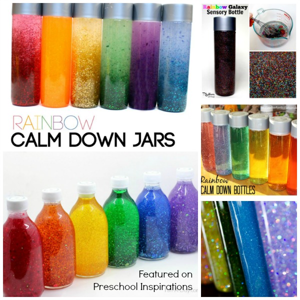 Amazing Rainbow Sensory and Discovery Bottles