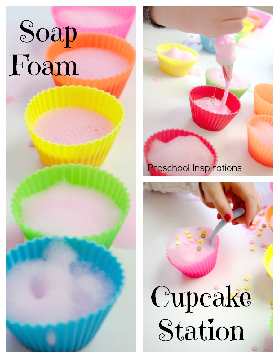 Soap Foam Creation Station Sensory Play