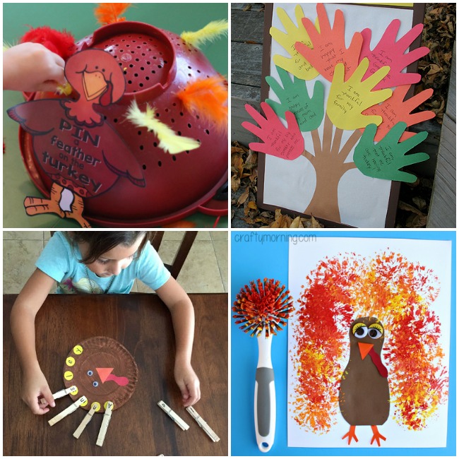 Turkey and Thanksgiving activities for preschool