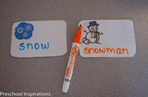 Winter Writing Center Name Tags by Preschool Inspirations-3