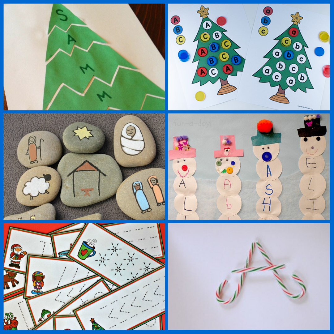 Preschool Christmas Alphabet Activities and Literacy Activities