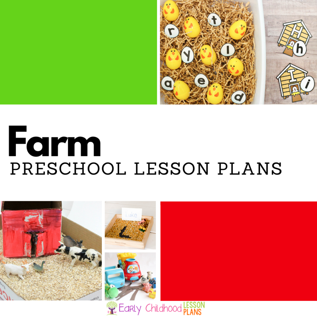 Cover image for Preschool Farm Lesson Plans 